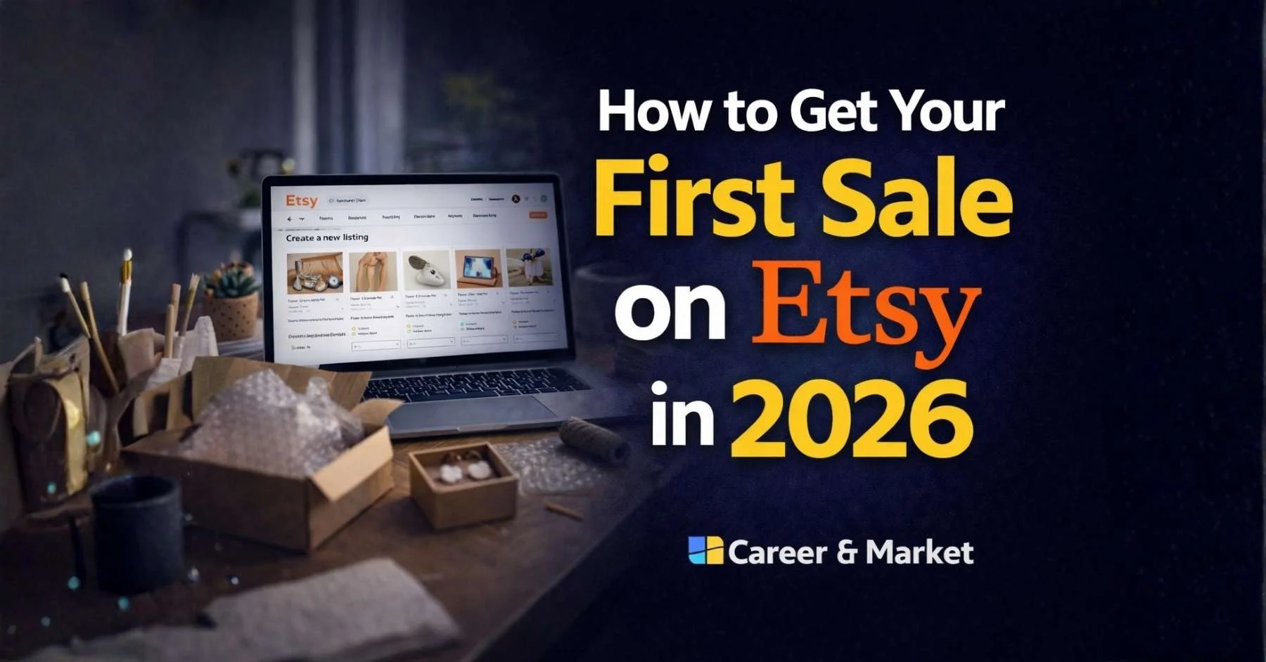 How to Get Your First Sale on Etsy