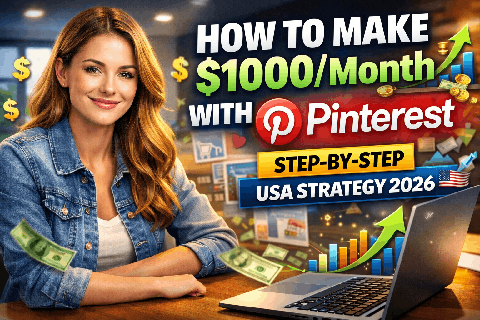 How to make $1000 month with Pinterest